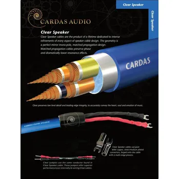 Audio kabel Cardas Audio Cardas Clear Speaker, repro kabelový set Délka /m: 2,5