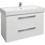 Krajcar KE Elegant koupelnová skříňka s umyvadlem 100 x 65 x 45 cm bílá KE100