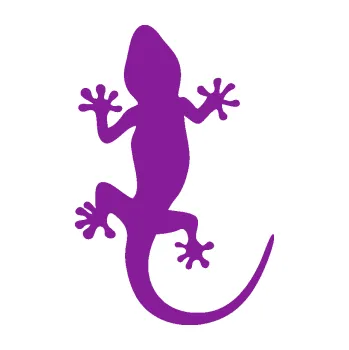 Samolepící dekorace Ještěrka 017 pravá (14 - fialová) SAMOLEPKA NA AUTO, NÁLEPKA, FÓLIE, POLEP, TUNING, VLASTNÍ TEXT, TISK, AUTOSAMOLEPKY.cz, POLEPY, OBRÁZEK, LOGO, 3D STICKERS