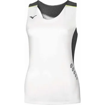 Dámské tričko Dámské sportovní tílko Mizuno Premium JPN Singlet/White/Black Velikost: L
