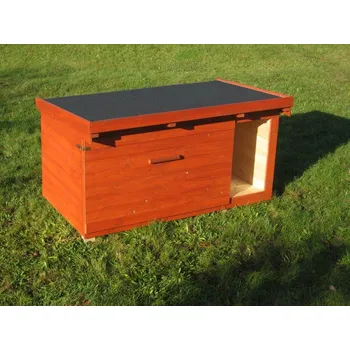 Bouda pro psa CASKRMENI.CZ Psí bouda 200cm Otevírání vpředu 200x100x100 cm