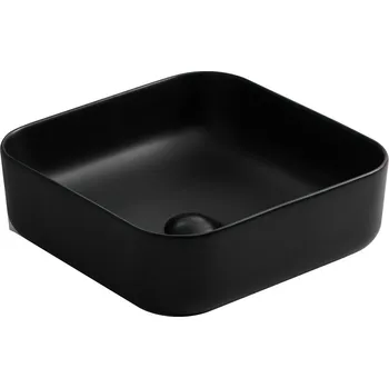 Umyvadlo BPS-koupelny Deskové keramické umyvadlo Soro 38 (38x38 cm)