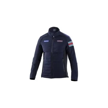 Moto bunda Sparco Soft Shell bunda Martini Racing modrá SLEVA 4%
