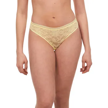 Souprava dámského spodního prádla Tanga PASSIONATA (46H7-15), Barva žlutá, Velikost S