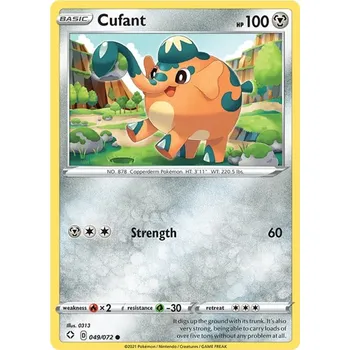 Sběratelská karetní hra Cufant 049/072 - Shining Fates Typ karty: Non-Holo