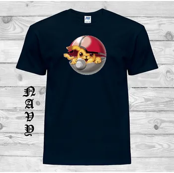 detske-levne-bavlnene-tricko-potisk-Pikachu-Star-Wars Barva: Navy - tmavě modrá, velikost: 164