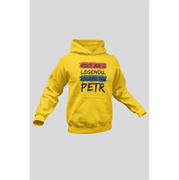 Pánská mikina Pánská mikina Petr Barva: Žlutá, Velikost: 2XL