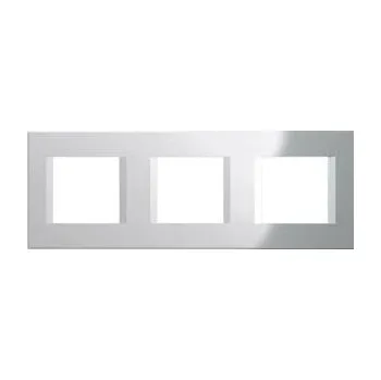 OL26ES-U Rámeček LINE 3x2M ES - matná stříbrná, TEM