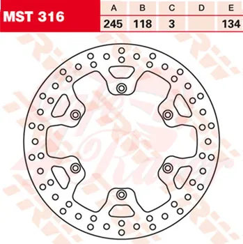 Brzdový kotouč Brzdový kotouč TRW Lucas MST316, pevný