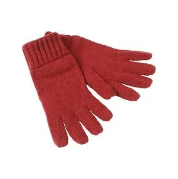 Rukavice Daiber - čepice Rukavice Melange Gloves Basic Barva: Červená tmavá, Velikost čepic: S/M