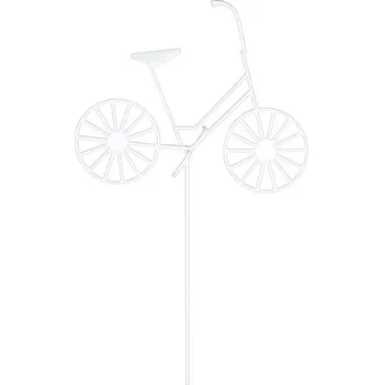 Velikonoční dekorace MFP Paper Zápich kolo kov bílé 37cm