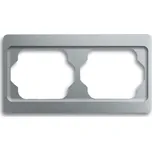 2CKA001754A4125 Rámeček vodorovný dvojnásobný, titanová, ABB Aplha exclusive