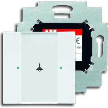 2CKA006115A0183 Prvek ovládací 1-násobný se sběrnicovou spojkou, studio bílá, ABB