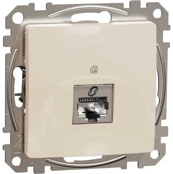 SDD112466S Zásuvka datová 1xRJ45 kat. 6A STP, béžová, Schneider