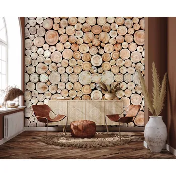 Fototapeta Tapeta Špalky dřeva (vliesová fototapeta)