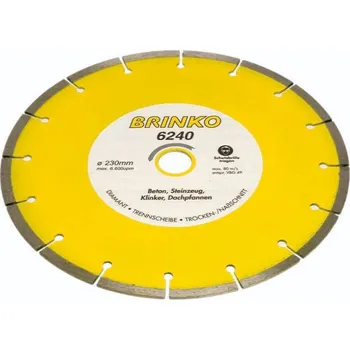 Řezný kotouč 6240/180 Kotouč diamantový rozbrušovací VBG 49 průměr 180 mm, Brinko