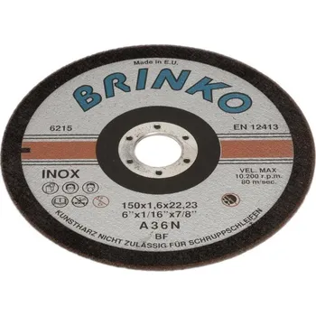 Řezný kotouč 6215/230 Kotouč řezný na ocel průměr 230 mm, Brinko