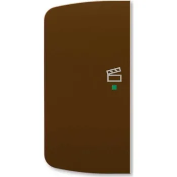 6220A-A02103 H Kryt 2násobný levý, symbol scény, hnědá, ABB-free@home, Tango