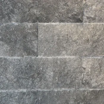 Obklad Přírodní obklad STONE mramor BLACK MARBLE SPLIT FACE 20,3 x 7,5 cm