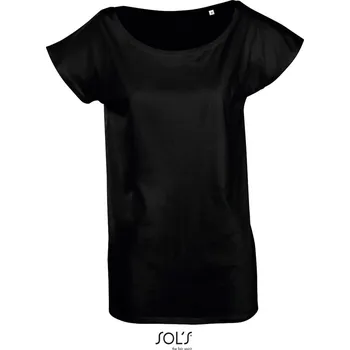 Dámské tričko SOL'S Dámská lehká tunika Marylin Barva: Černá, Velikost: L