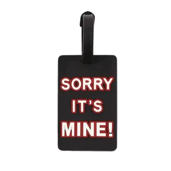Take It Shop Sorry it's mine visačka na kufr černá