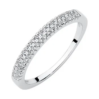 Prsten Olivie Stříbrný prsten se zirkony 1948 Velikost prstenů: 9 (EU: 59-61) Ag 925; ≤1,7 g.