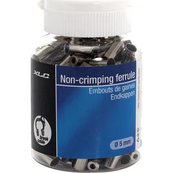 Komponent pro jízdní kolo XLC BR-X10 stříbrná (1 ks) (Koncovka brzdového bowdenu XLC BR-X10 5,0mm 1ks stříbrná)