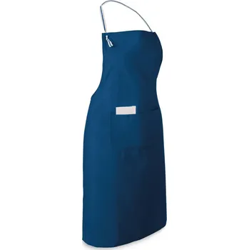 Kuchyňská zástěra CHIVES. Zástěra z bavlny a polyesteru (150 g/m²) - Modrá