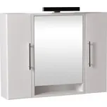 Krajcar KZ Zenon zrcadlová skříňka s osvětlením 85 x 65 x 17 cm bílá Z0103.85