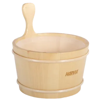 Bassau Džber dřevěný HARVIA s plastovou vložkou 4L