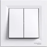 EPH0600121 Přepínač dvojitý střídavý ř. 6+6, bílá