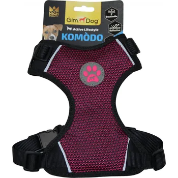 Postroj pro psa Postroj Gimborn Komodo XS 35-47 cm vínový