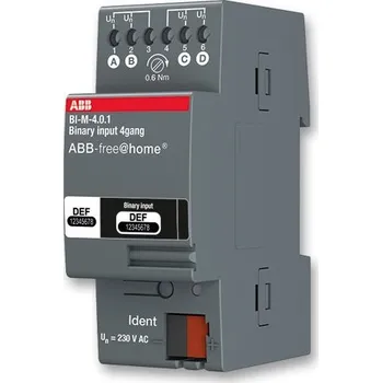 2CDG510004R0011 BI-M-4.0.1 Modul binárních vstupů 4násobný, řadový, ABB-free@home