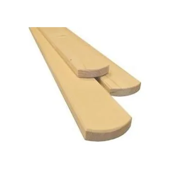 KVH hranol Plotové prkno 18 x 080 x 1800 mm, smrk, zakulacený konec