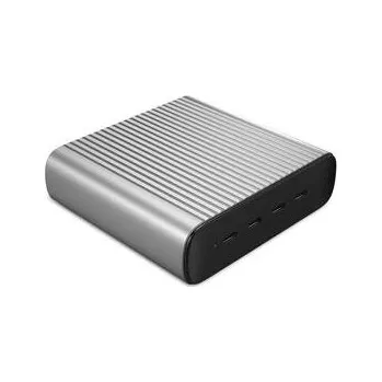 Adaptér k notebooku HyperDrive HyperJuice 245W GaN (HY-HJGAN245) šedý
