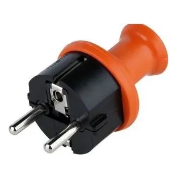 Elektrická vidlice PLASTROL Vidlice WT-40H 250V/16A SCHUKO IP44 oranžová 207037