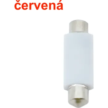 Osvětlení interiéru vozidel LED do interiéru sufit 41mm červená - ledpodsviceni.cz, 1.5W, 12V