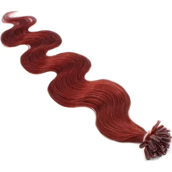Příčesek 50cm vlasy pro metodu keratin 0,5g/pr. vlnité – měděná