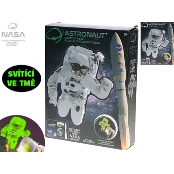 Mikro trading Puzzle - svítící ve tmě - NASA - 49 dílků