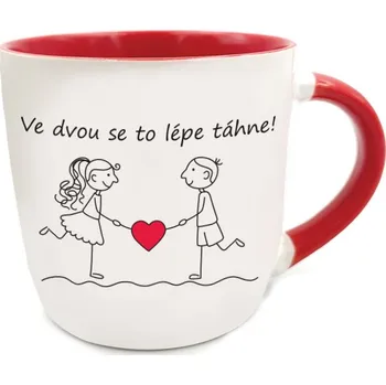 Nekupto Dárkový hrnek Ve dvou se to lépe táhne!