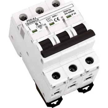 Jistič 02-3001B-PEP-6J Jistič PEP-6J (6 kA) 3P B 1A, Bonega