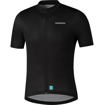 cyklistický dres SHIMANO ELEMENT dres s krátkým rukávem, pánský, černá, XXXL (SHIMANO ELEMENT dres s krátkým rukávem, pánský, černá, XXXL)