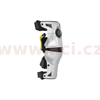 Motocyklový chránič kolenní ortézy X8 sada L/P, MOBIUS - USA (bílá/žlutá) XS