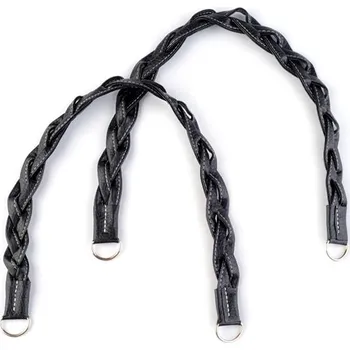 Ucha na tašky poplétaná, délka 47-50 cm, 740376 - 2 černá