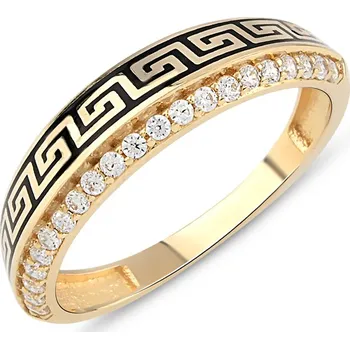 Prsten Lillian Vassago Designový zlatý prsten se zirkony LLV77-GR010 Velikost prstenu: 57