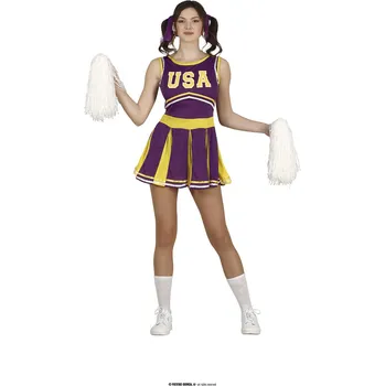 Karnevalový kostým Guirca Fiestas Španělsko Roztleskávačka - dívčí kostým varianta: 14 až 16 let