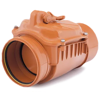 Kanalizační potrubí Karmat Kanalizační zpětná průběžná klapka DN200