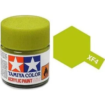 Modelářská barva Akrylová barva Tamiya XF-4 Yellow green 10ml