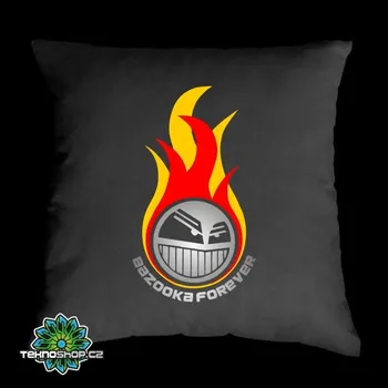 Dekorativní polštářek TEKNOSHOP BAZOOKA 009 tekno polštářek s potiskem žlutý