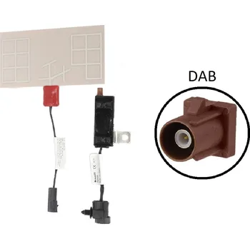 Autoanténa CAL-7677951 Calearo Anténa fólie DAB aktivní fantom CAL-7677951